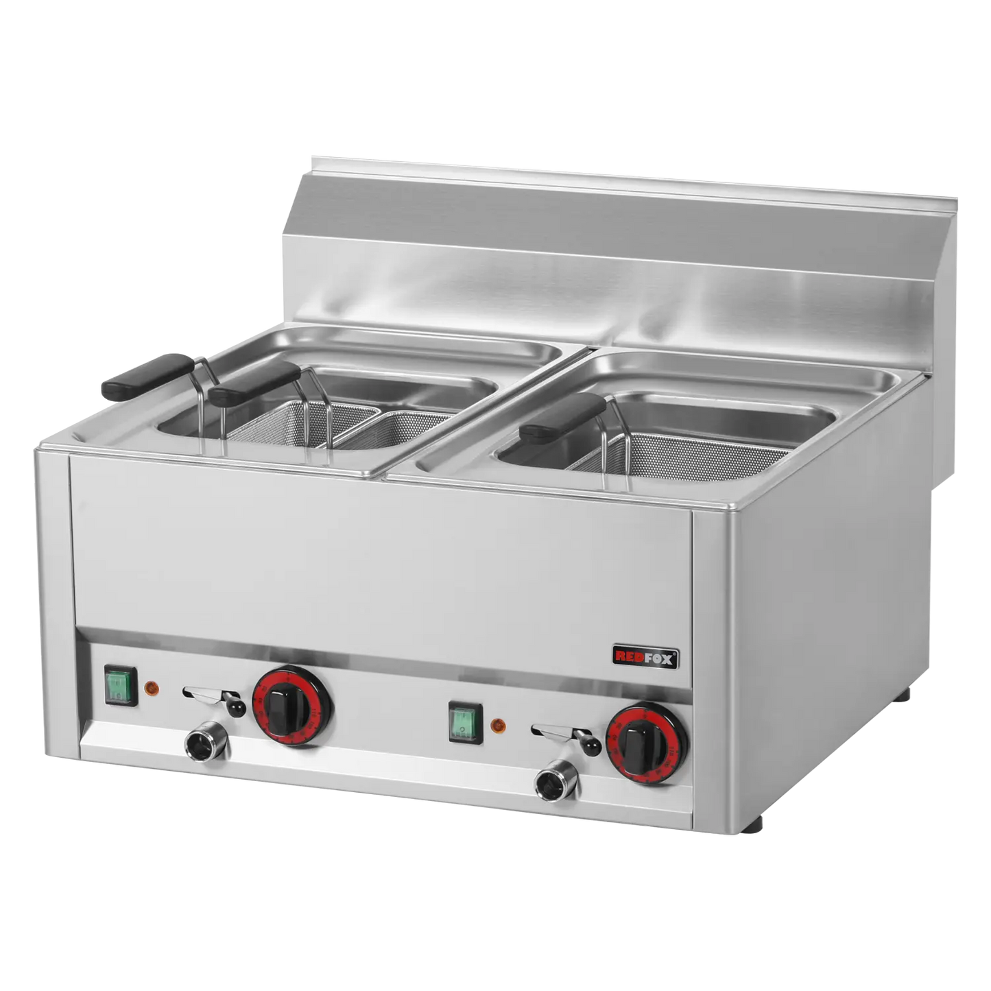 Elektro-Nudelkocher 2 Becken je 8 Liter - Tischgerät | KBS 10116402 - KBS Gastrotechnik