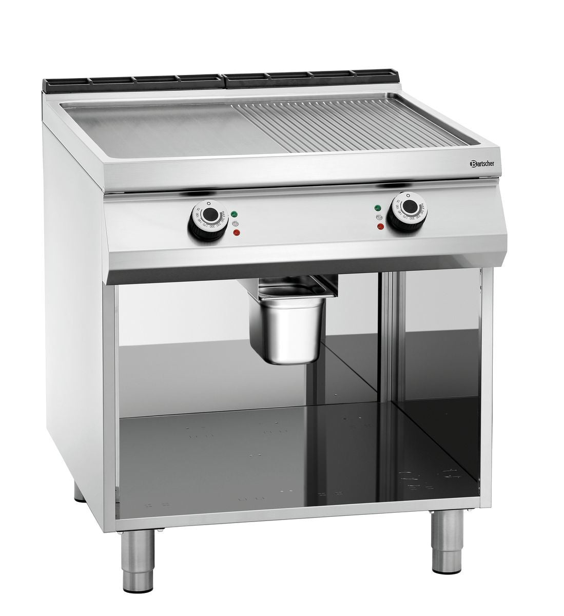 Elektro-Griddleplatte, 1/2+1/2, OU | Bartscher 296511 - Bartscher