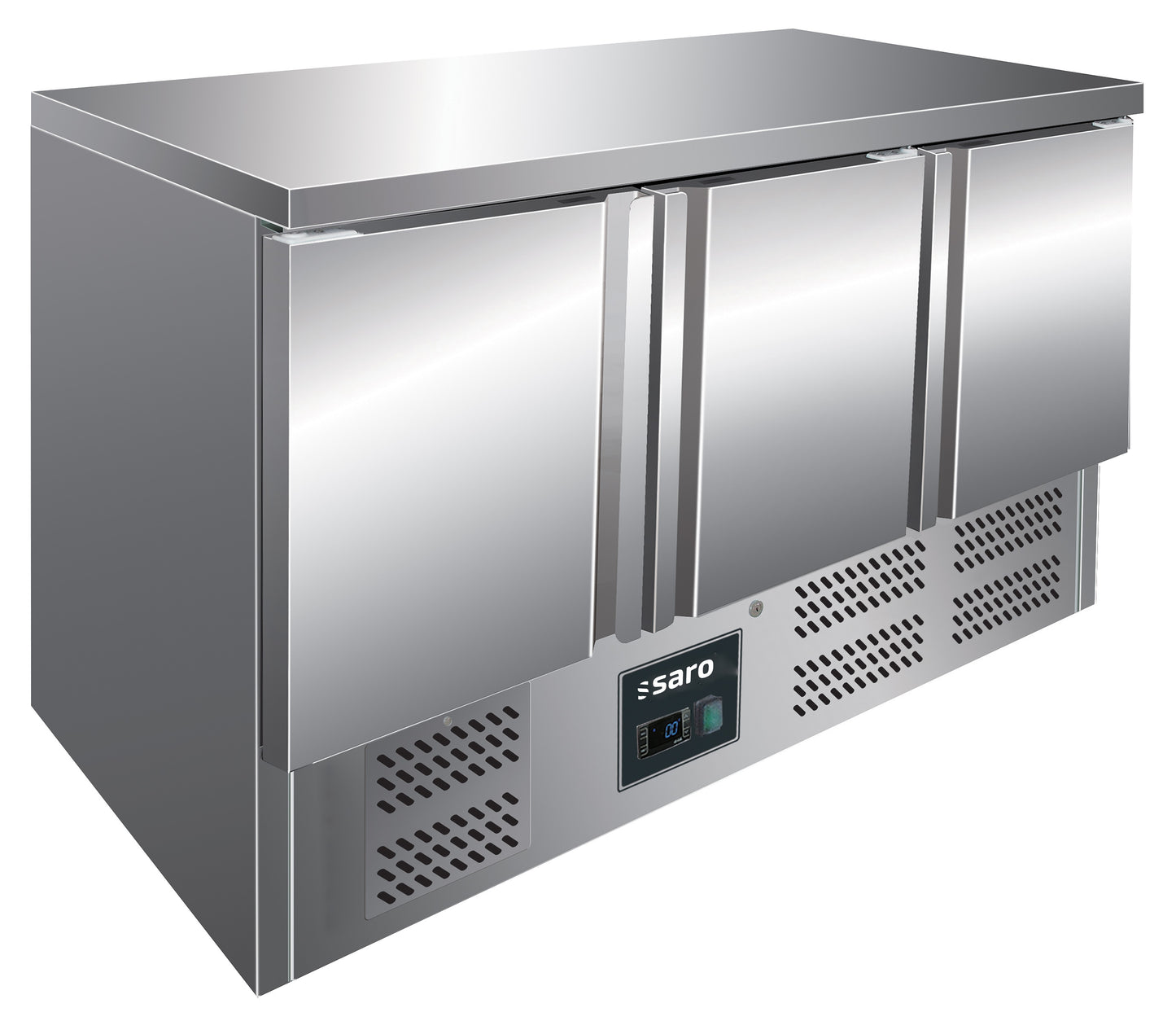 Kühltisch mit 3 Türen, Modell VIVIA S 903 S/S TOP | Saro 323-1004