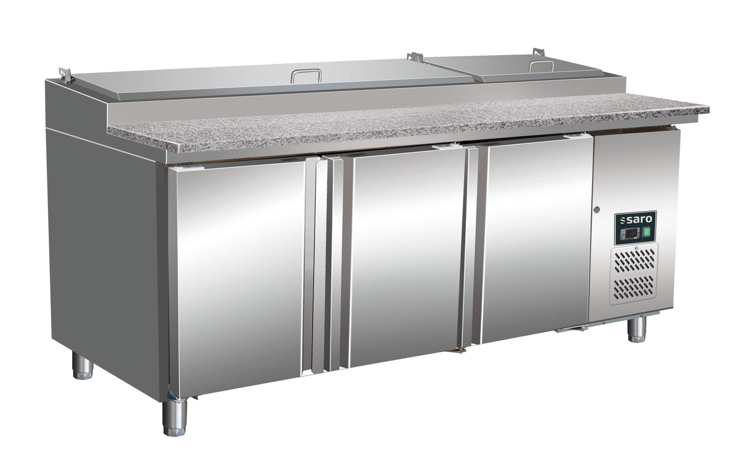 SARO Belegstation 1/3 GN mit Granitarbeitsplatte, Modell SH 2000