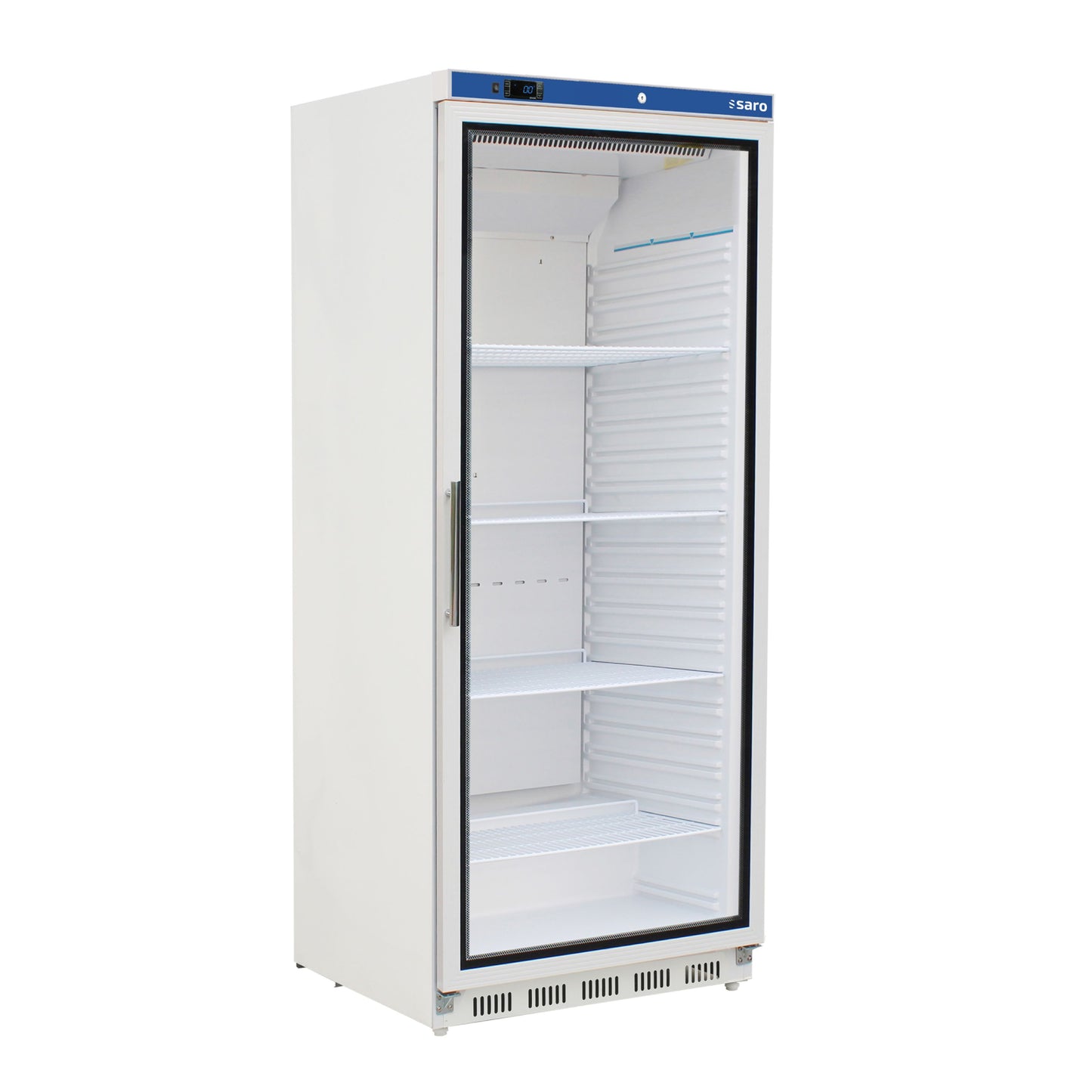 Lagerkühlschrank mit Glastür - weiß, Modell HK 600 GD V2 | Saro 323-2030