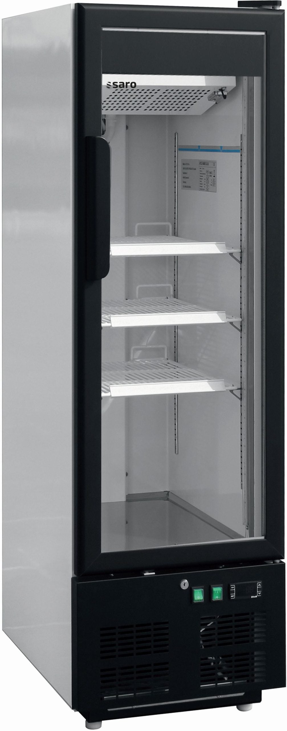 SARO Tiefkühlschrank mit Glastür,
Modell EK 199