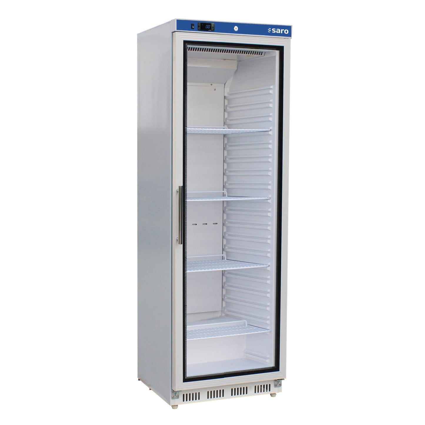 Lagerkühlschrank mit Glastür - weiß, Modell HK 400 GD V2 | Saro 323-4035