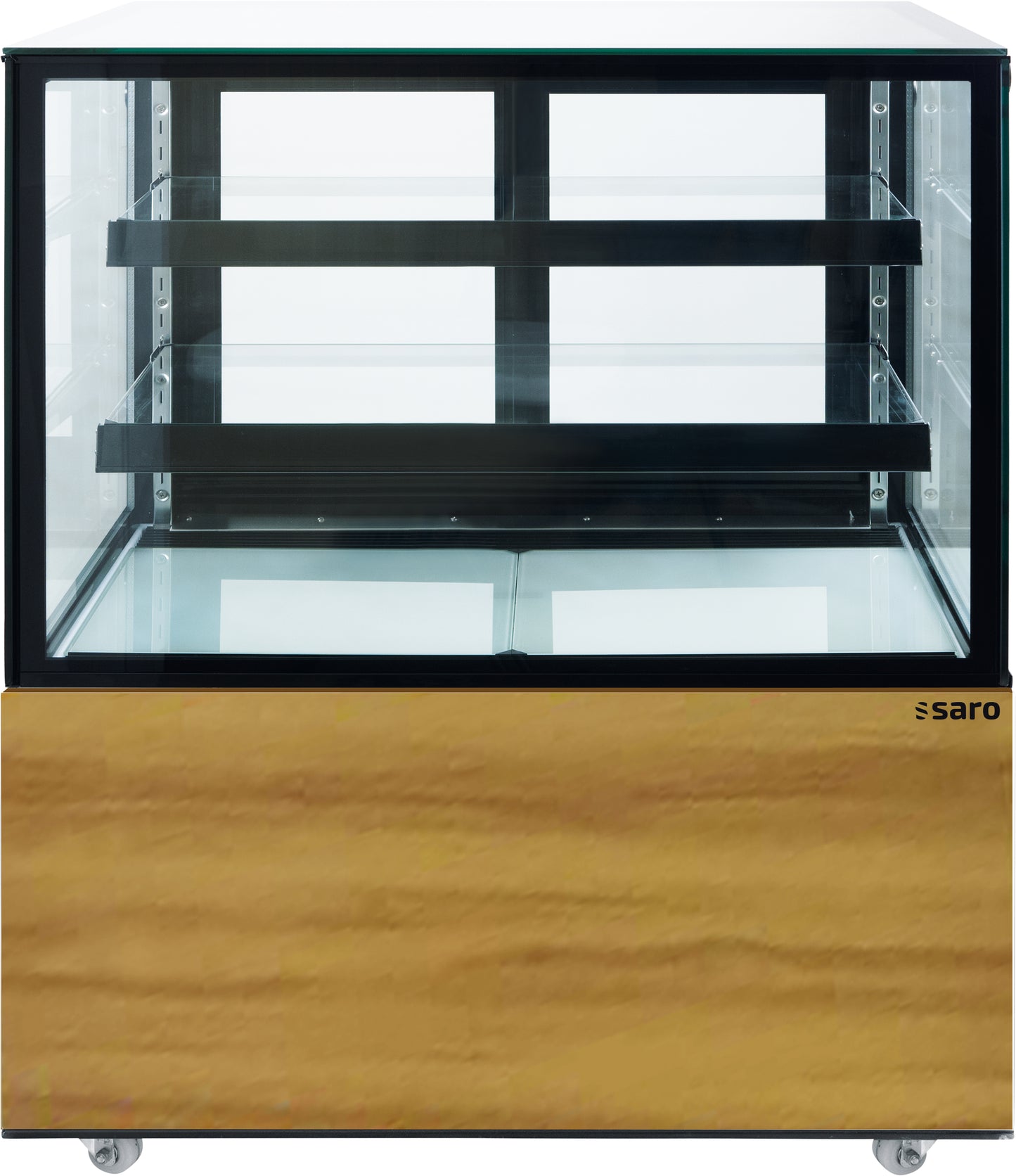 Kuchenvitrine, Holzdekor, 300 Liter, Modell MAXIME | Saro 330-1106