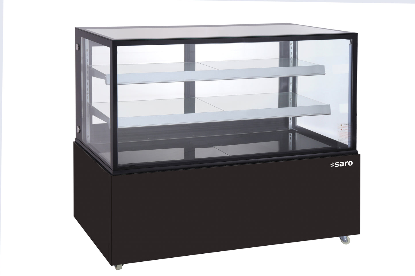 Kuchenvitrine 510 L - schwarz Modell VANESSA | Saro 330-1109