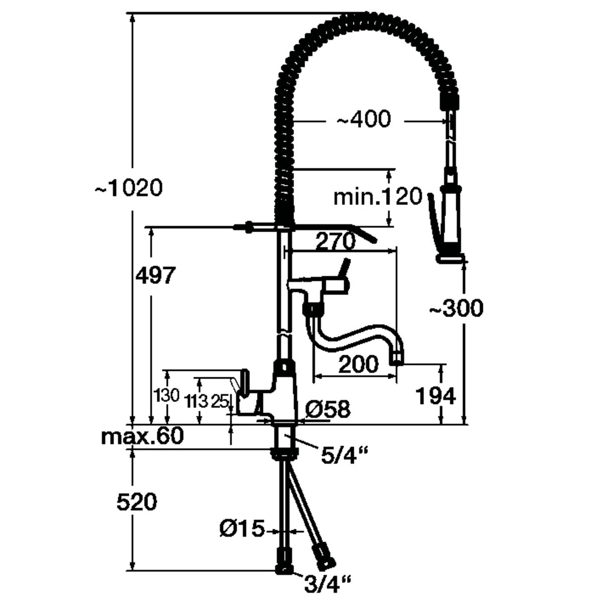 Einhebelmischer 40L-1801B | Bartscher 400123 - Bartscher