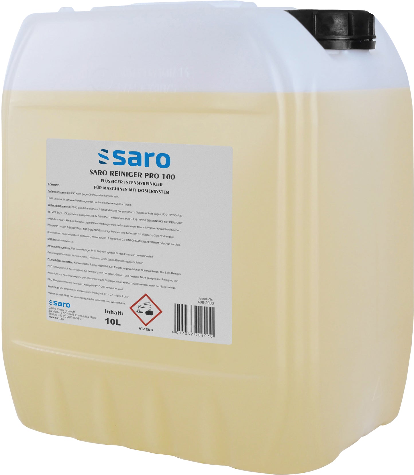 Spülmaschinenreiniger Modell PRO 100 | Saro 408-2000