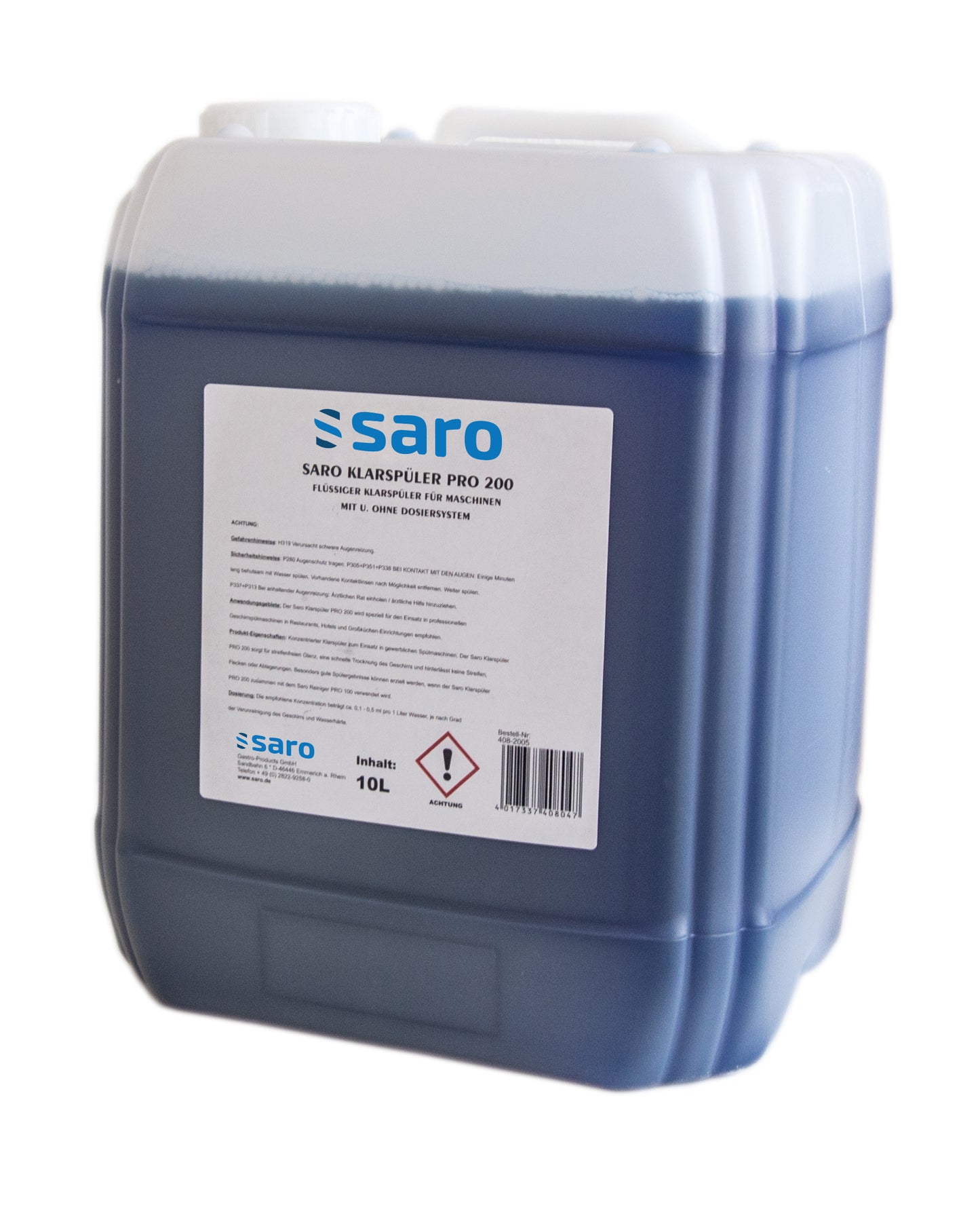 Klarspüler Modell PRO 200 | Saro 408-2005