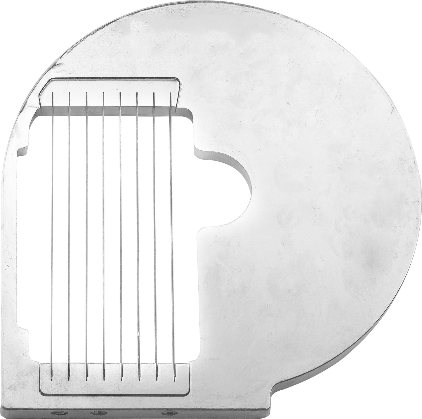 Saro P808 Pommes-Frites-Gatter mit 8mm Schneidegitter aus Metall, Seitenansicht