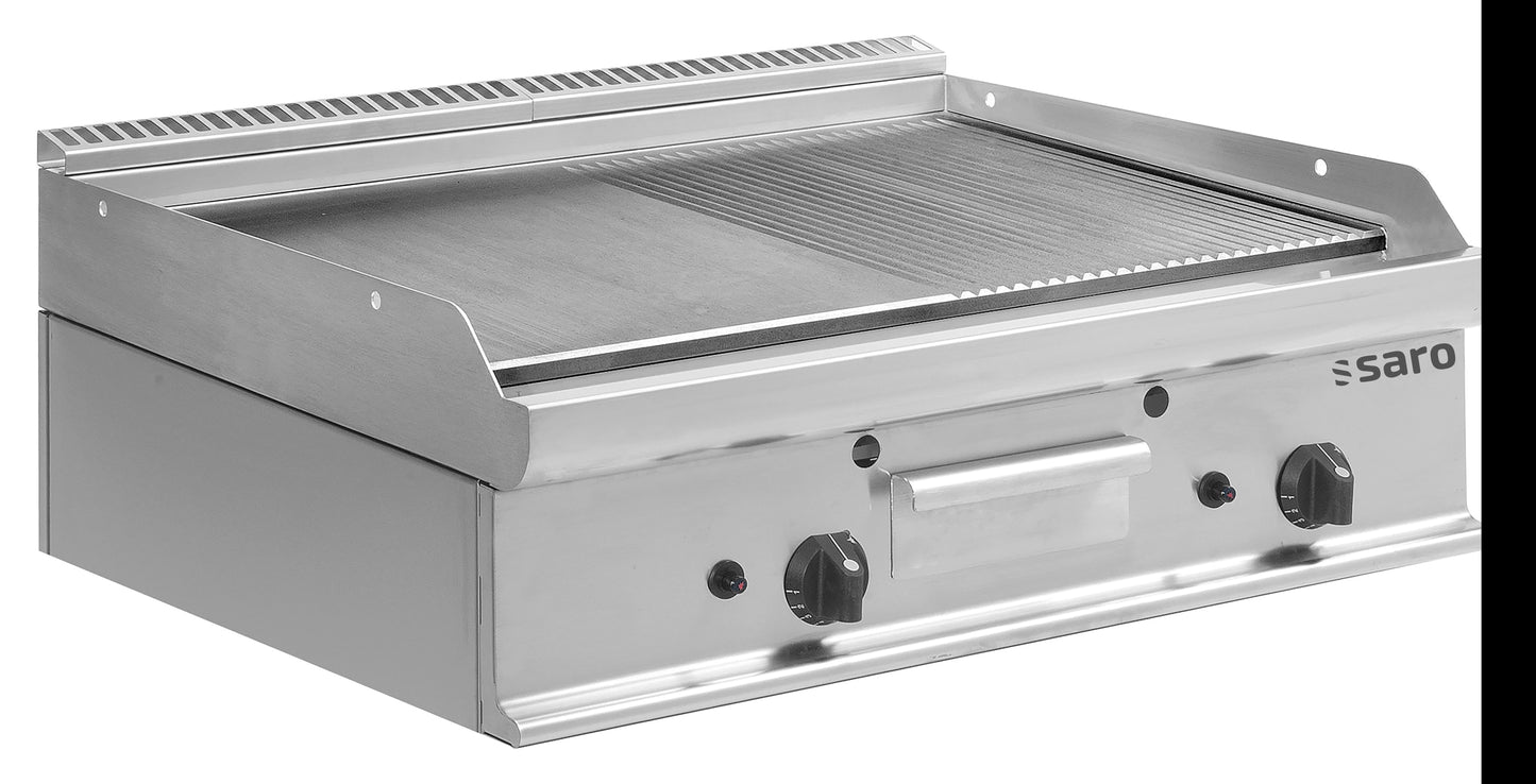 Gas-Griddleplatte Tischmodell E7/KTG2BBM | Saro 423-1180 | Saro