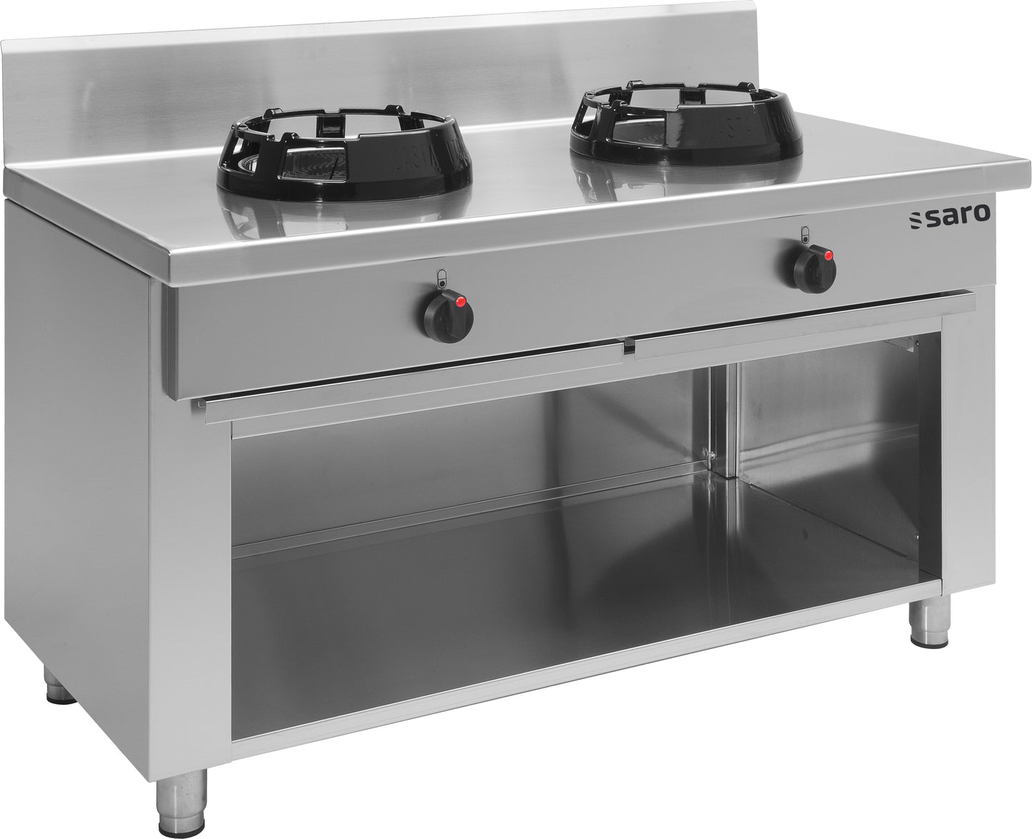 Wok-Gasherd mit offenem Unterbau Modell CC/02 | Saro 423-2045