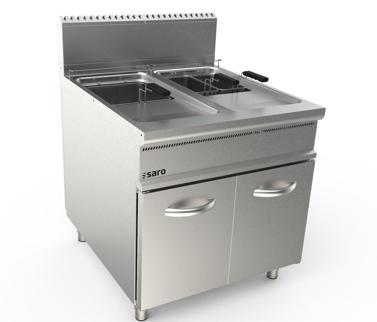 Gasfritteuse 2 x 22 Liter Modell LQ / FLG2V22 | Saro 423-8305 | Saro