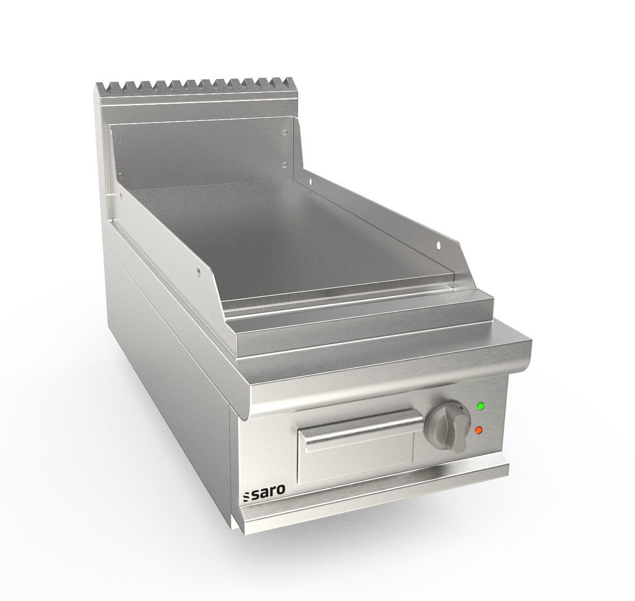 Elektrogriddleplatte 400 mm breit Tisch glatt Modell LQ / FTE2BBLK | Saro 423-8700 | Saro