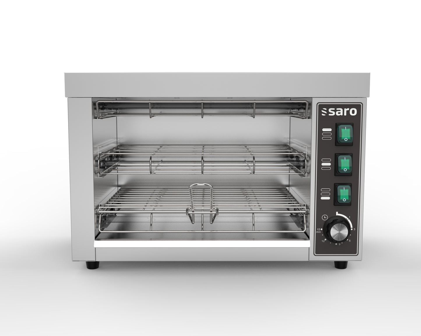 Doppelter Quarzröhren-Toaster - Detailansicht
