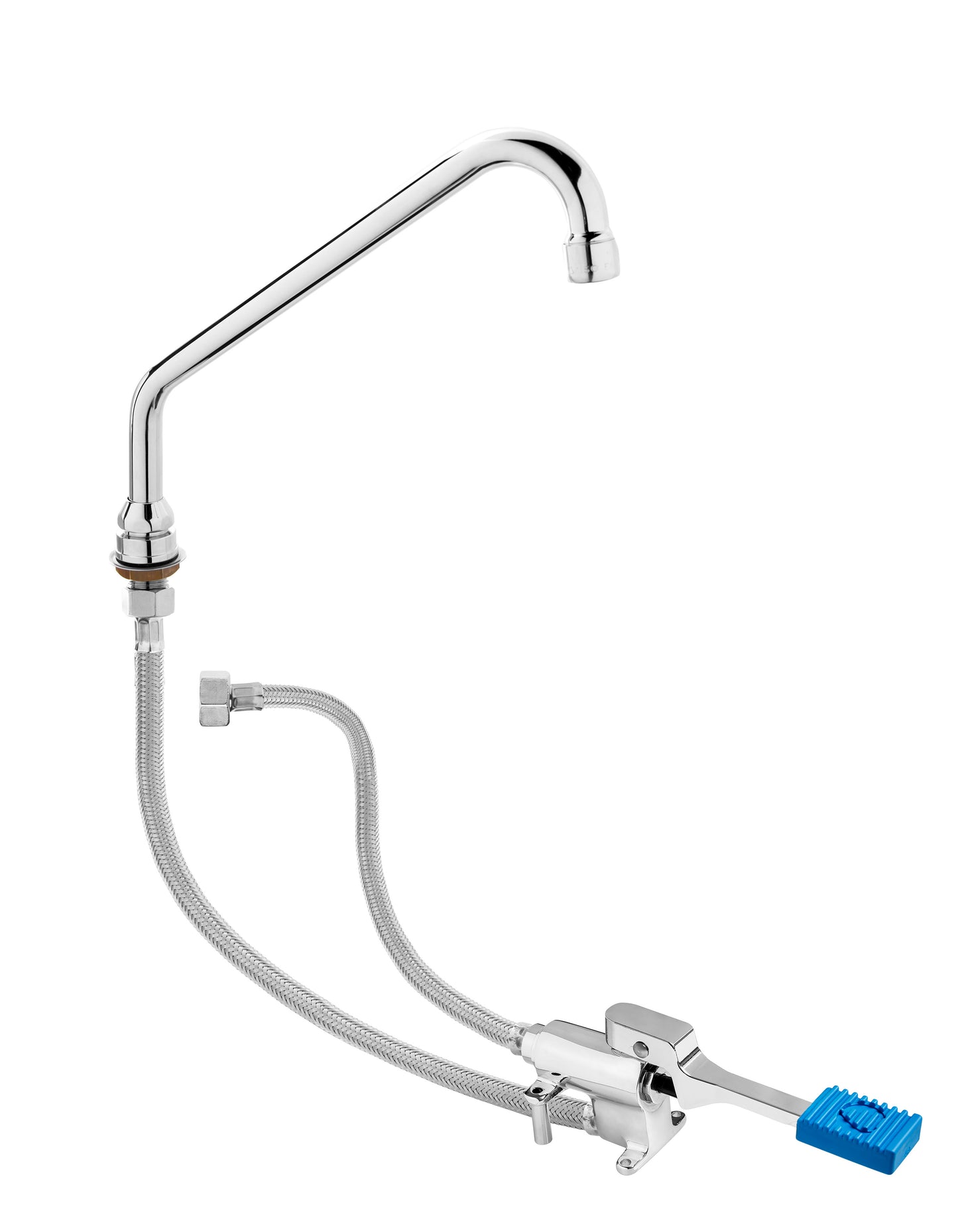 Armatur mit Fußpedal - Kaltwasser Set