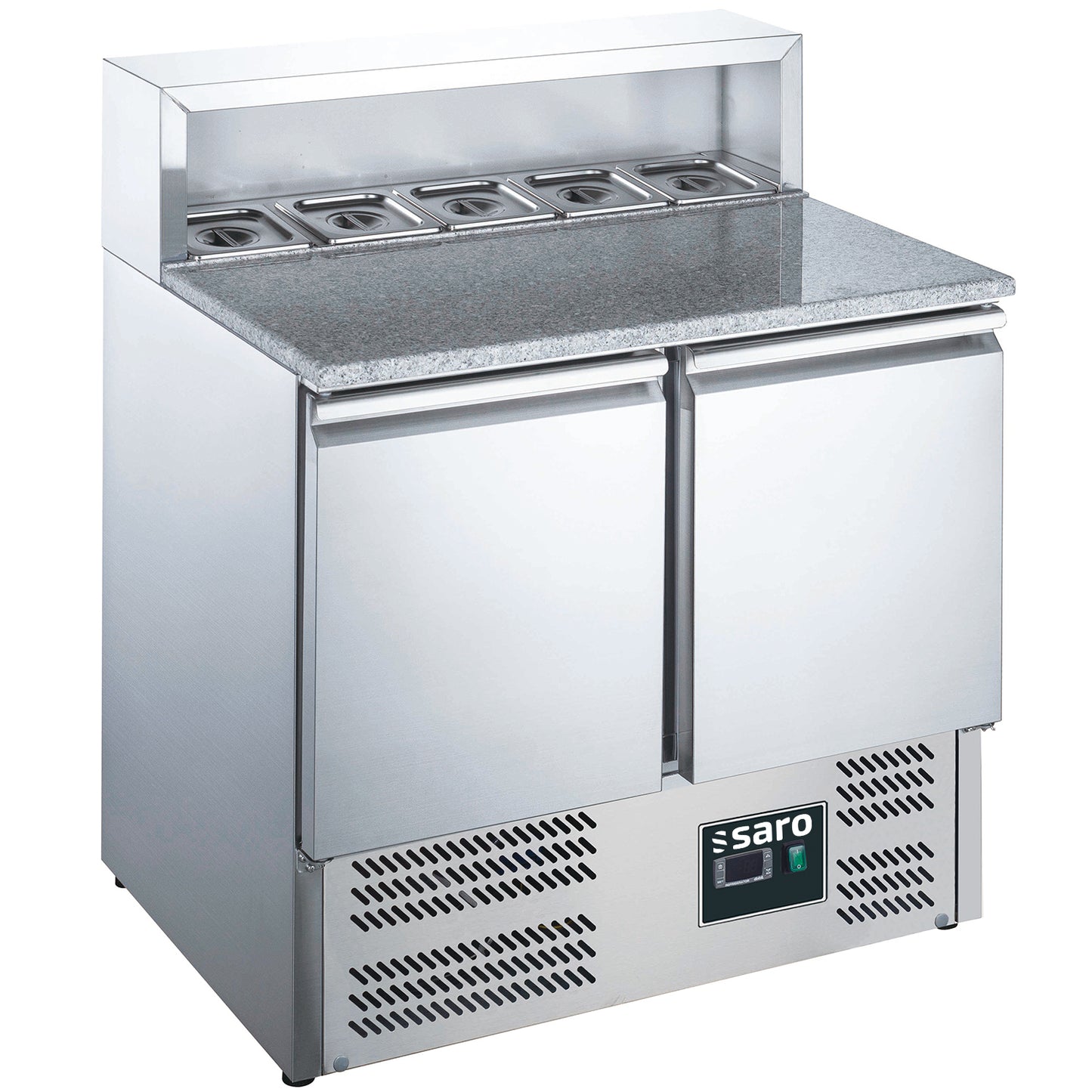 Pizzatisch, 2 Türen, mit Aufsatz, Modell EPS 900 | Saro 465-1040