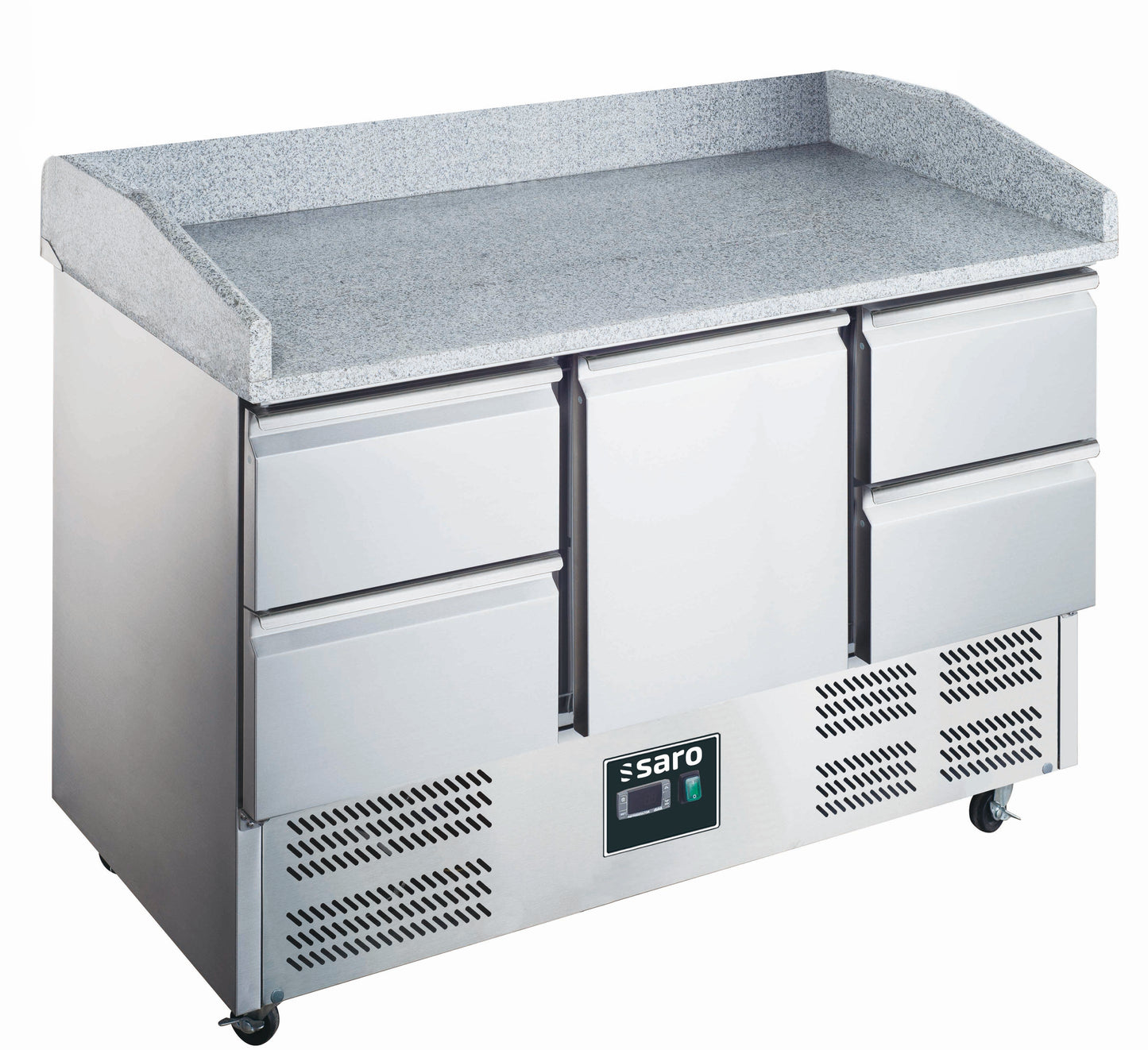Pizzatisch, 1 Tür + 4 Schubladen, Modell 903 PZ 1/4 | Saro 465-1080