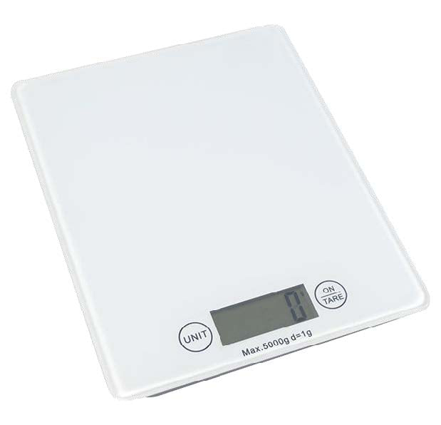 Küchenwaage digital, Glasplatte, 5 kg, Modell 4745BO | Saro 484-1080