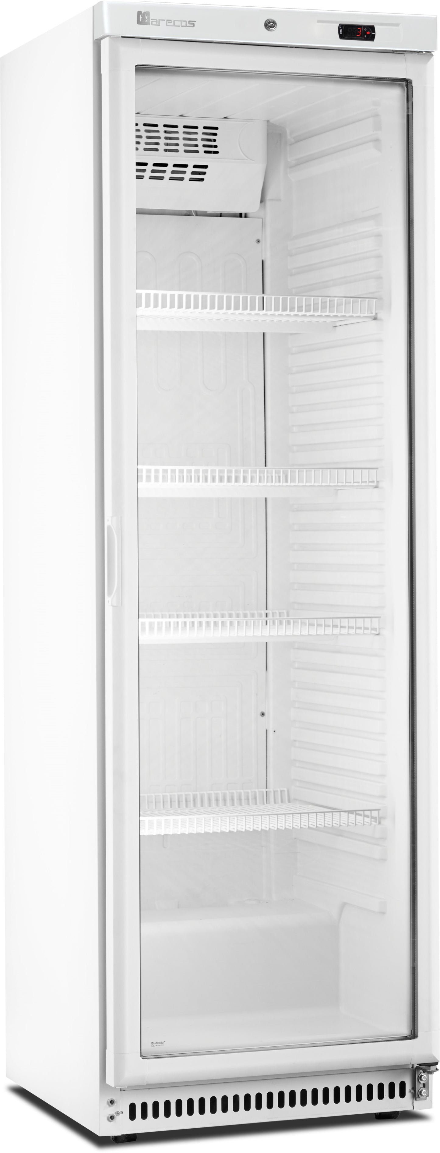 Kühlschrank, Glastür - weiß, Modell ARV 430 CS PV | Saro 486-2535