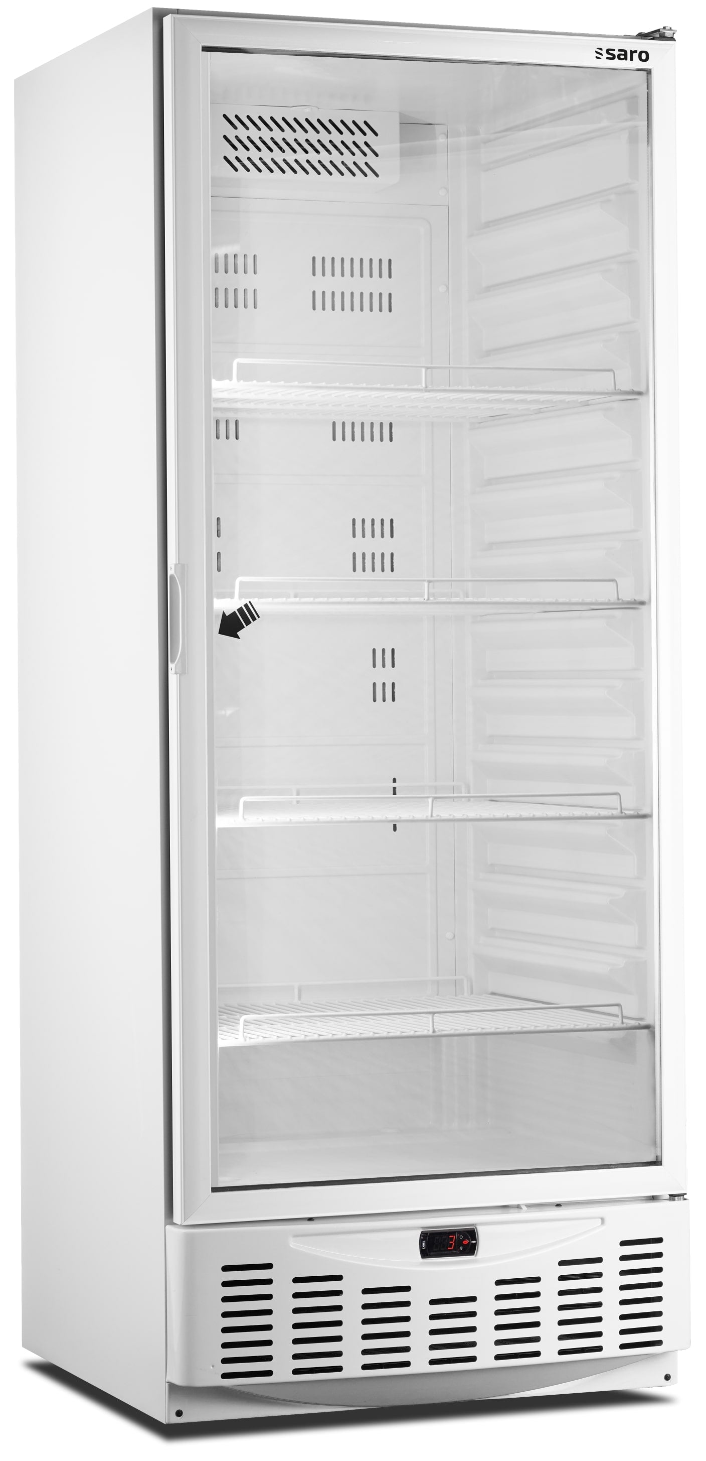 Kühlschrank mit Glastür - weiß, Modell MM5 PV | Saro 486-4035