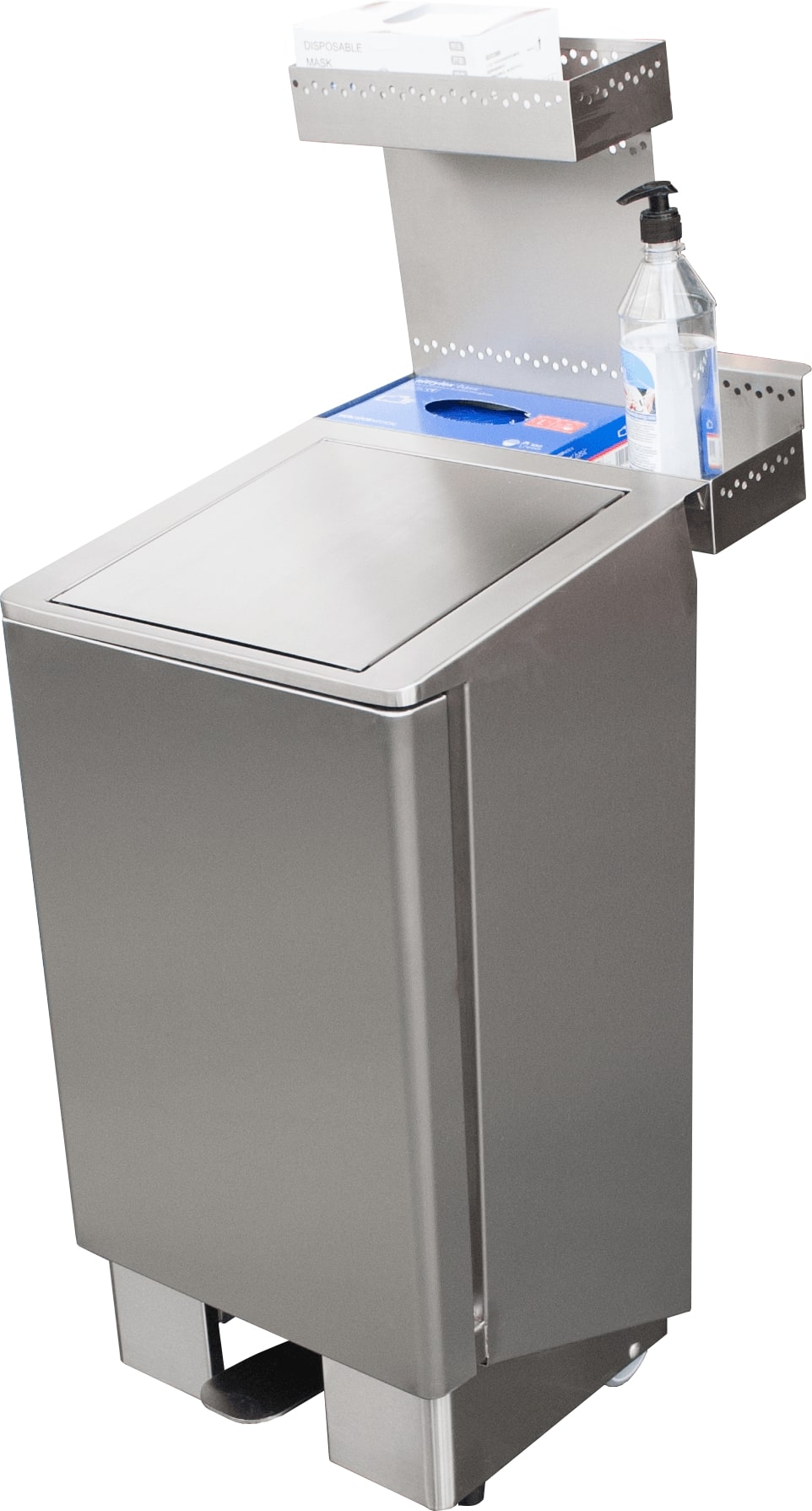 Edelstahlmülleimer 60 Liter, Modell Apollo | Saro 700-4800 - Ansicht 2 | Saro