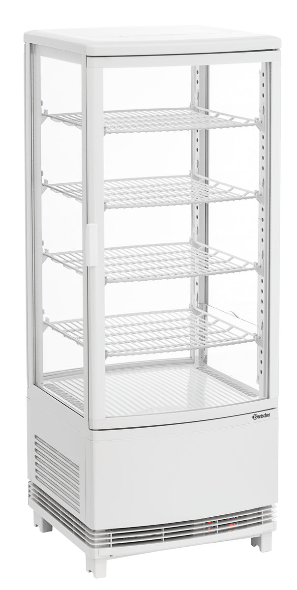Mini-Kühlvitrine 98L2T weiß | Bartscher 700498 - Bartscher
