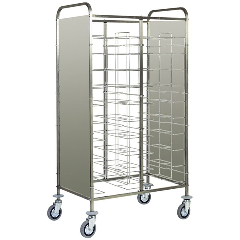 Abräumwagen 740 für 20 Tabletts GN 1/1 mit Seitenwänden | KBS 70970022 - KBS Gastrotechnik