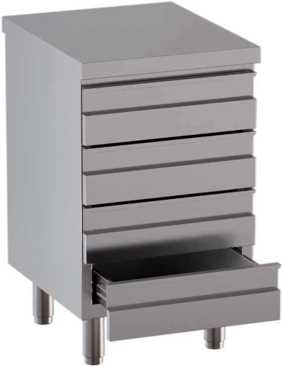 Schubladenschrank 4 Schubladen BxT 50x60cm | KBS 90612103
