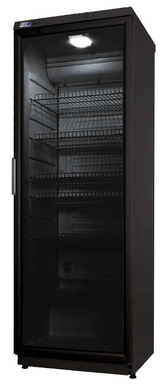 Glastürkühlschrank CD 350 schwarz | KBS 9190030 | KBS Gastrotechnik