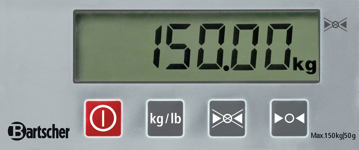 Digitalwaage, 150Kg, 50g | Bartscher A300151 - Bartscher