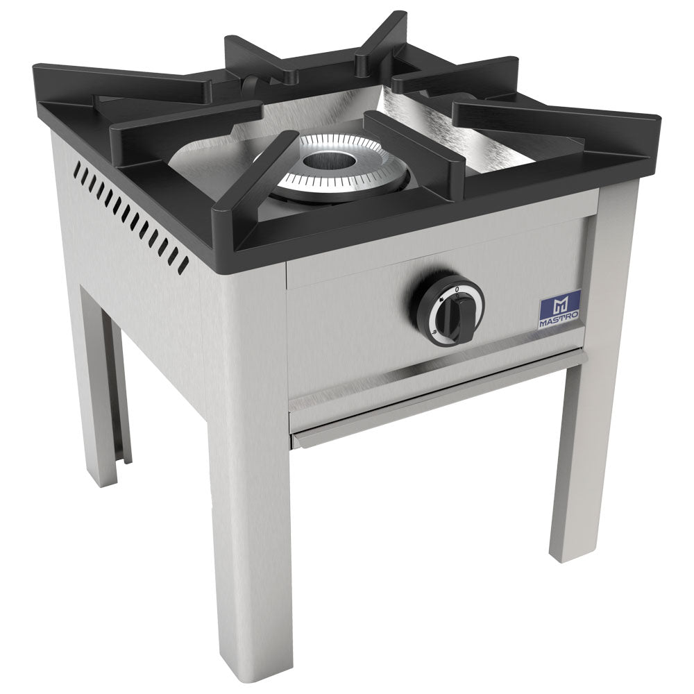 Gas-Hockerkocher mit 1 Brenner 12 kW — Virtus AHB0001/U