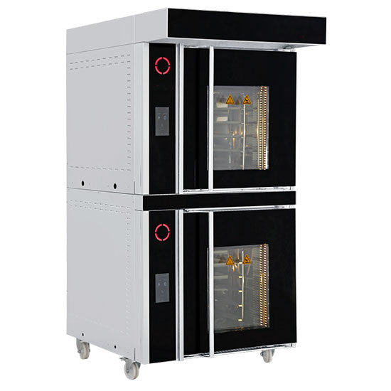 Elektro-Rotationsofen 5x 40x60 mit Befeuchter, Bäckereiofen und Gärschrank, digitale Version — Virtus AIF0071 Restposten