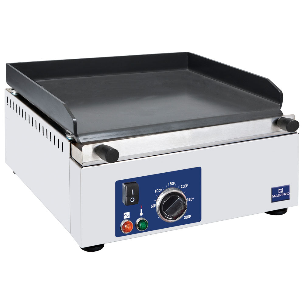 Elektro-Grillplatte mit 1 Grillzone, Tischmodell, glatte Platte — Virtus AJA0036