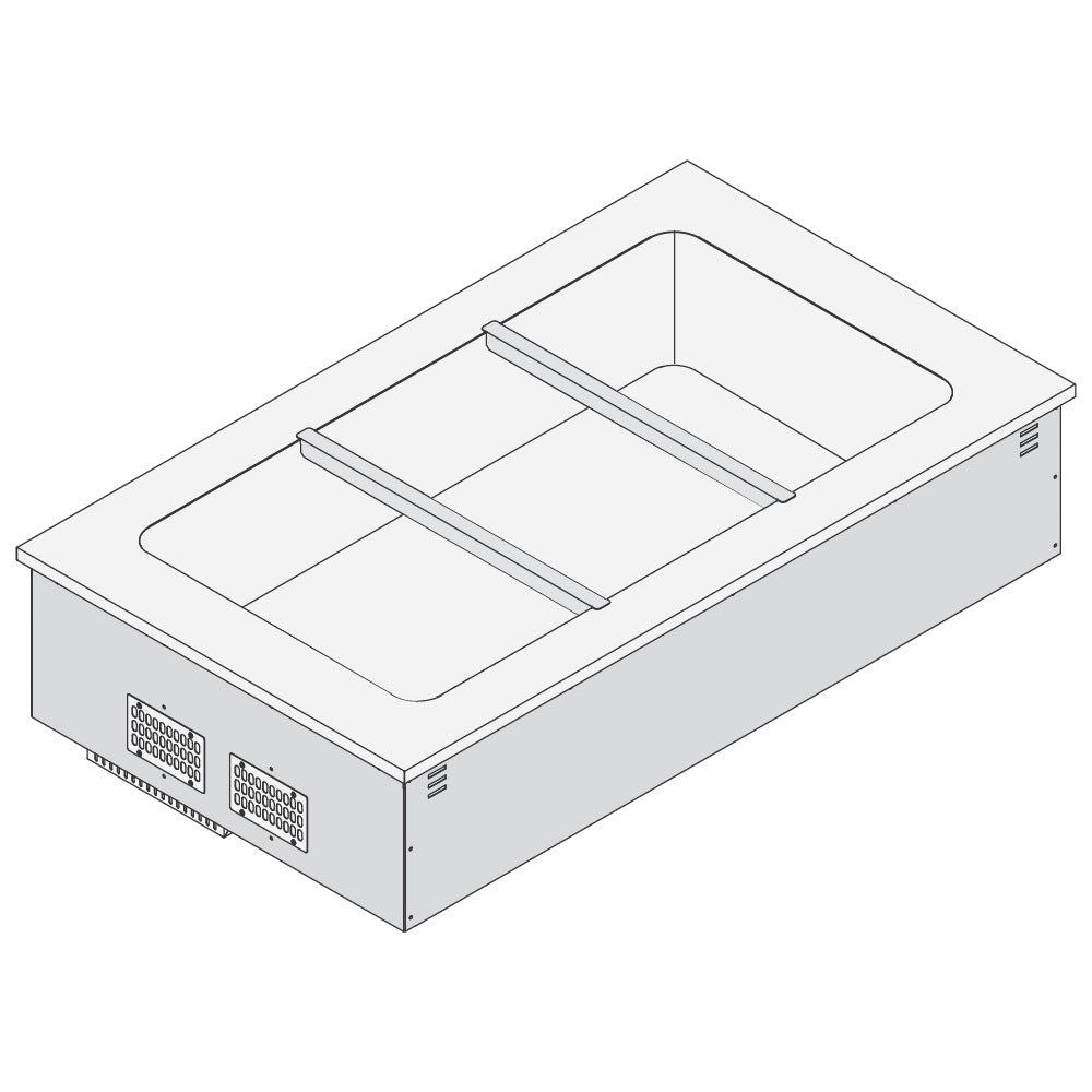 Beheizte Umluft-Wanne, 3x GN 1/1 — Virtus AYB0160/T