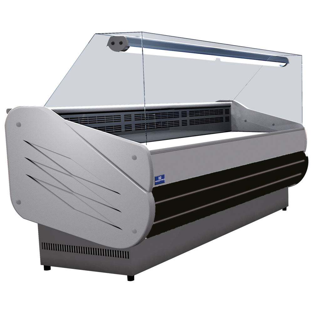 Kühltheke 1520 mm mit gerader Frontverglasung, Umluft Kühlung, +2°/+5°C — Virtus BGB0311