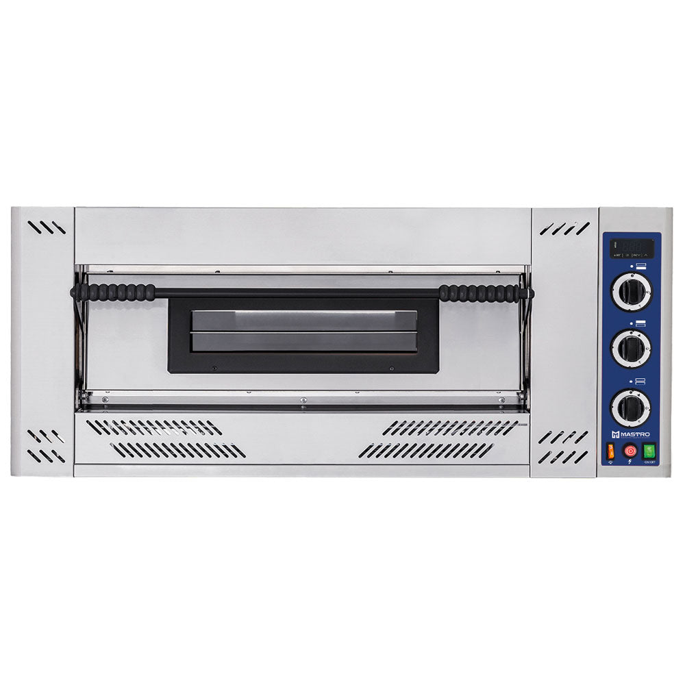 Gas-Pizzaofen für 6 Pizzen ø 30 cm, mechanische Bedienung — Virtus CAA0003/P