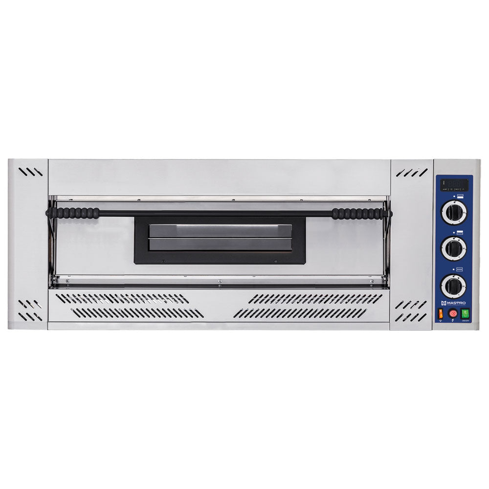 Gas-Pizzaofen für 9 Pizzen ø 30 cm, mechanische Bedienung — Virtus CAA0004/P
