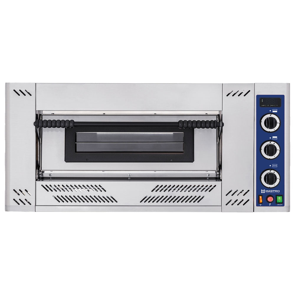 Gas-Pizzaofen für 4 Pizzen ø 30 cm, mechanische Bedienung — Virtus CAA0005/P