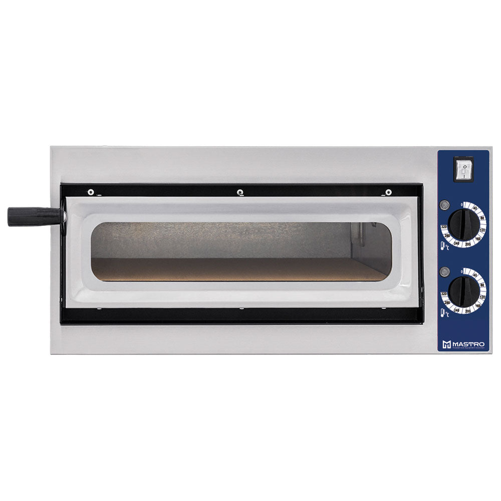 Elektro-Pizzaofen für 1 Pizza ø 32 cm, mechanische Bedienung — Virtus CAB0098/P