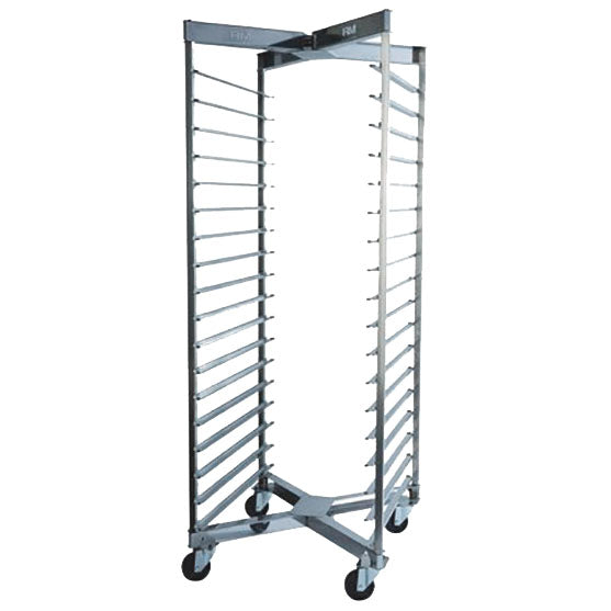 Wagen für Rotationsbacköfen 10x 600x400 mm — Virtus CAR40X6010