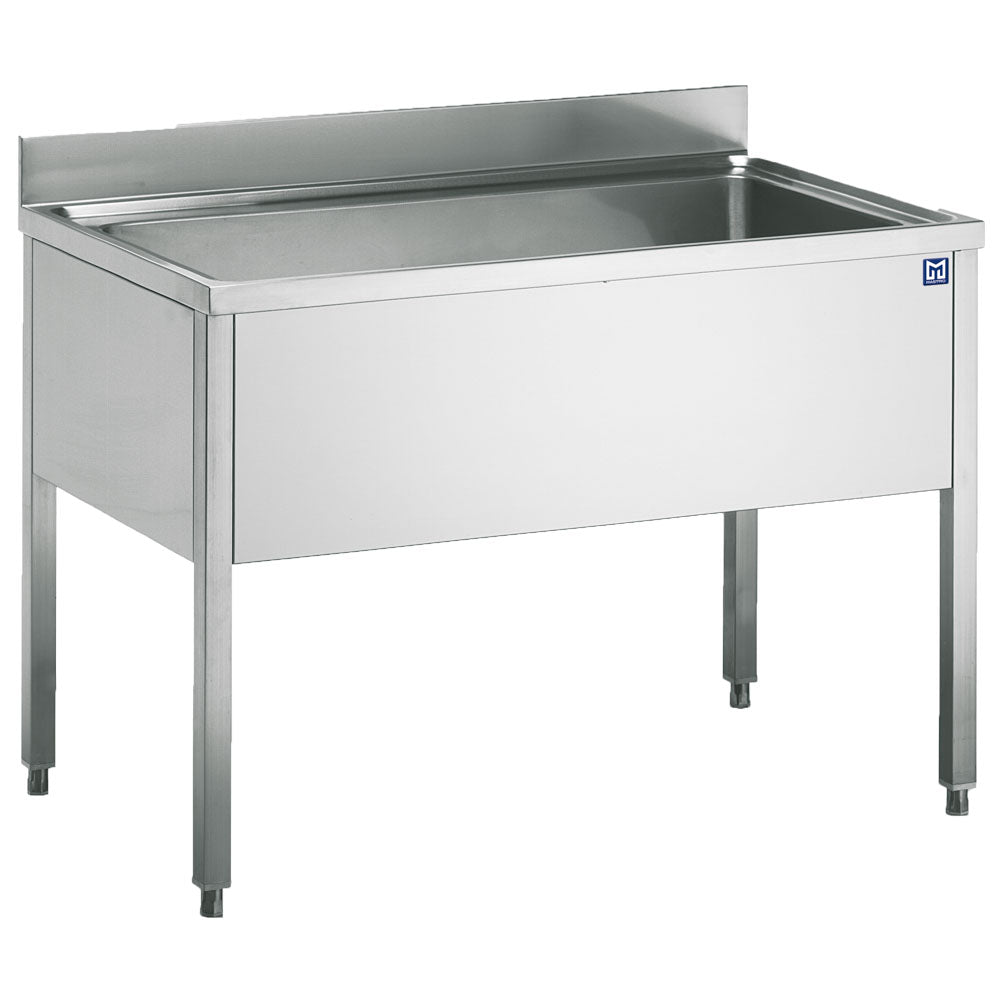 Topfspültisch mit Aufkantung, ohne Ablageboden, 2000x700 mm — Virtus DLP720