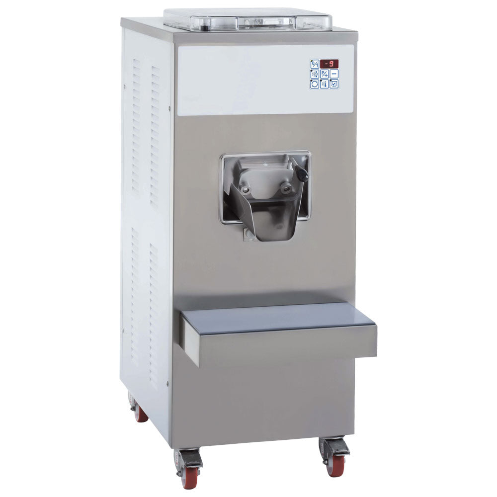 Speiseeisbereiter vertikal mit Wasserkühlung, Produktion 75 Liter/h — Virtus ECZ0026