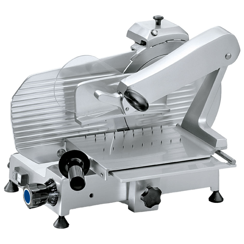 Aufschnittmaschine, Vertikalmodell, Messer ø 300 mm — Virtus FEB0032