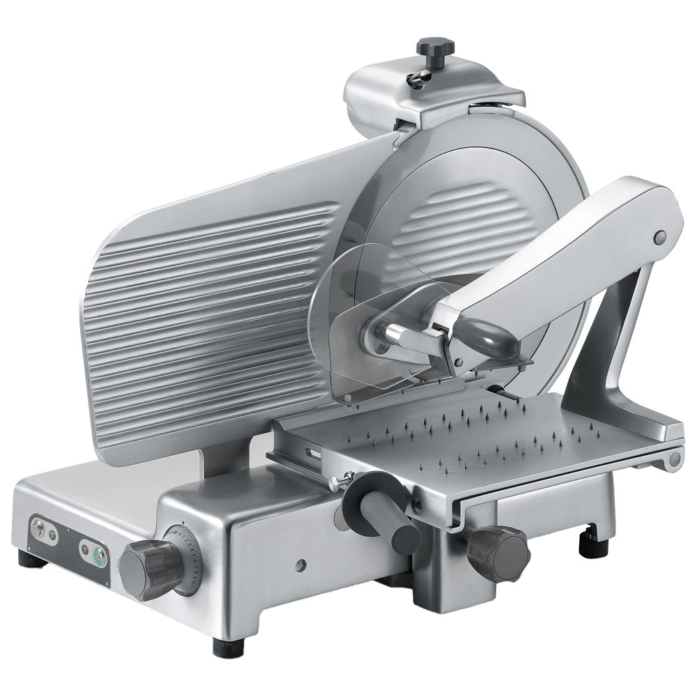 Aufschnittmaschine, Vertikalmodell, Messer ø 300 mm — Virtus FEB0051