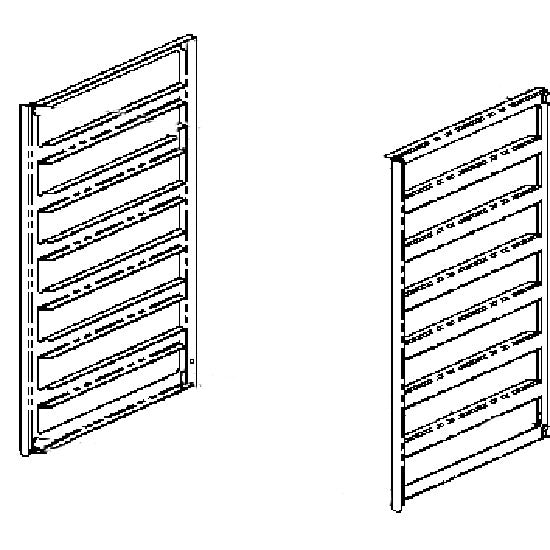 Umrüstkit von 10x GN 1/1 auf 8x 600x400 mm Backnorm — Virtus GP101