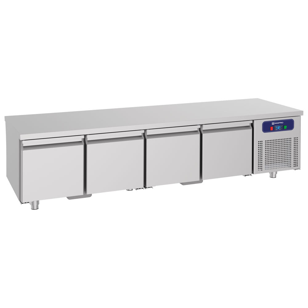 Kühlunterbau mit 4 Schubladen 1/1 für Kochgeräte, B=2200 mm — Virtus HCE2006/F