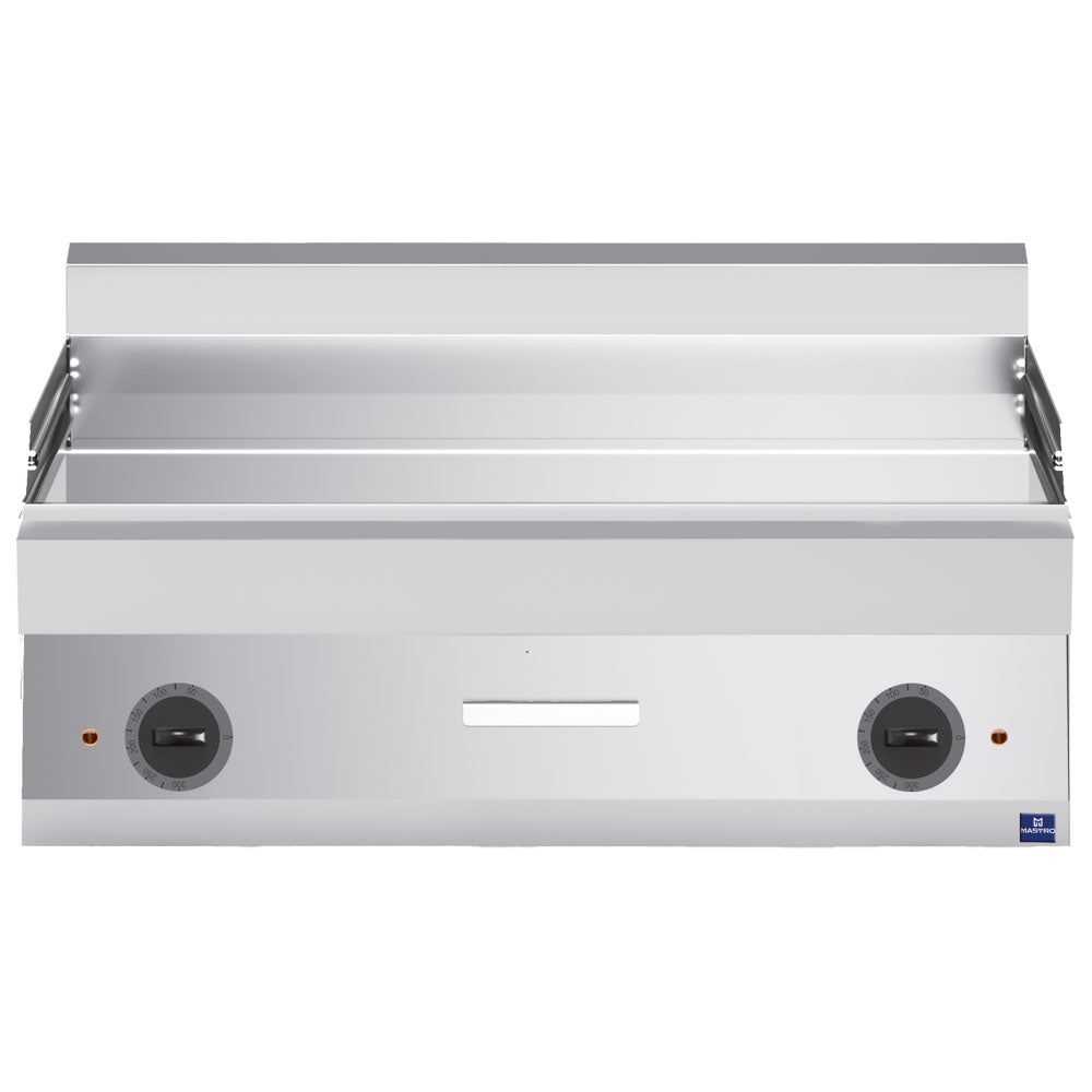 Elektro-Grillplatte, Tischmodell, verchromt glatt — Virtus MS6510FTECRT