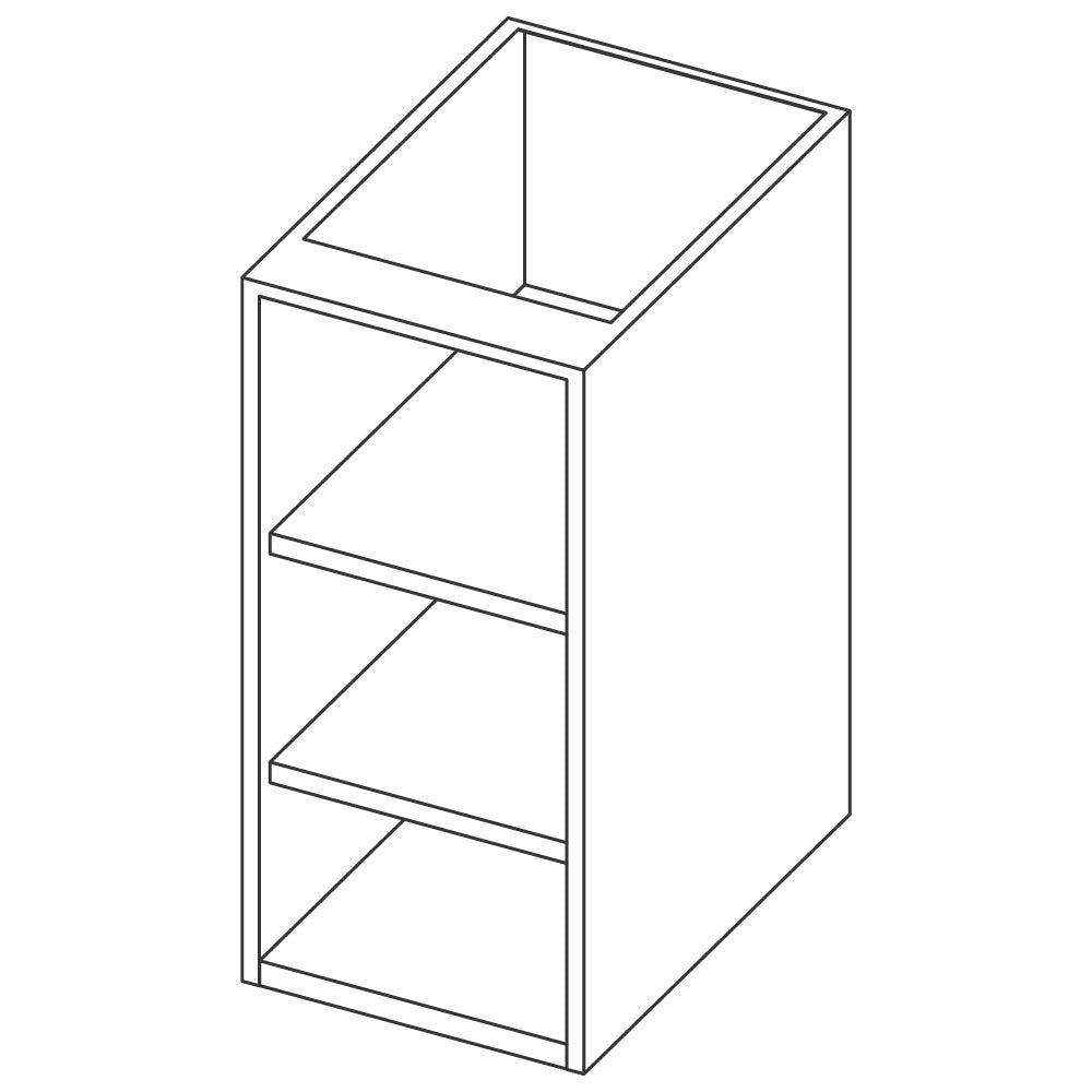 Offener Unterbau mit 2 Zwischenböden, 1200x690 mm — Virtus RB011207085