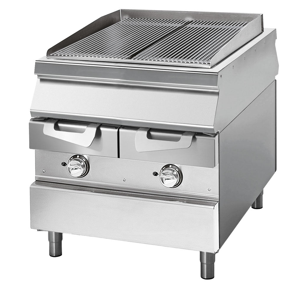 Gas-Grill, Kochzone in Edelstahl, Fleisch/Fisch — Virtus VS11080GRACQG