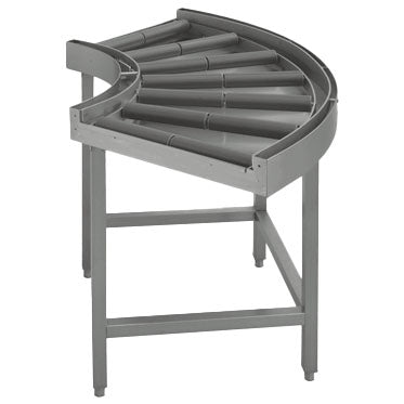 Rolltisch, gebogen, 90° — Virtus Z/E717068